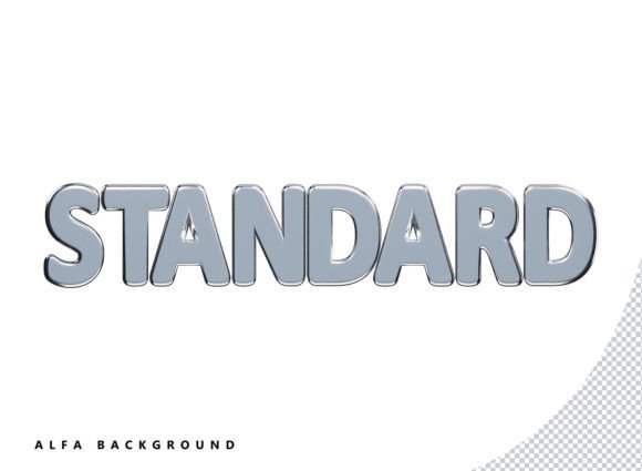 Download Standard Text Effect 3d Rendering Vector - Standard Collection