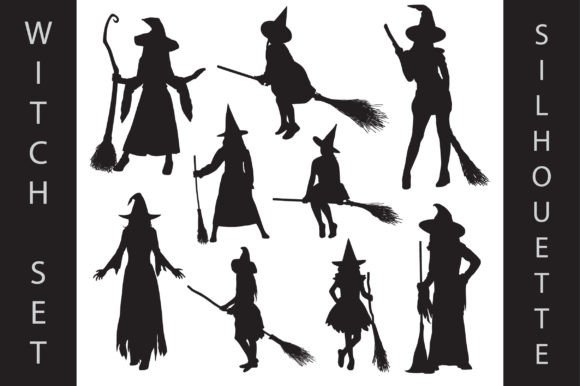 Download Witch Silhouette - Witch silhouette Collection