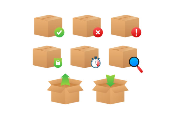 Download Parcel Care Standard Step Icon of Delive - Premium Resources