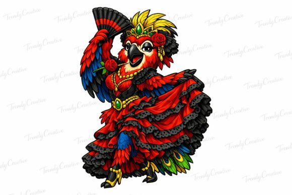 Download Fiery Macaw Flamenco PNG Clipart - Fiery Collection